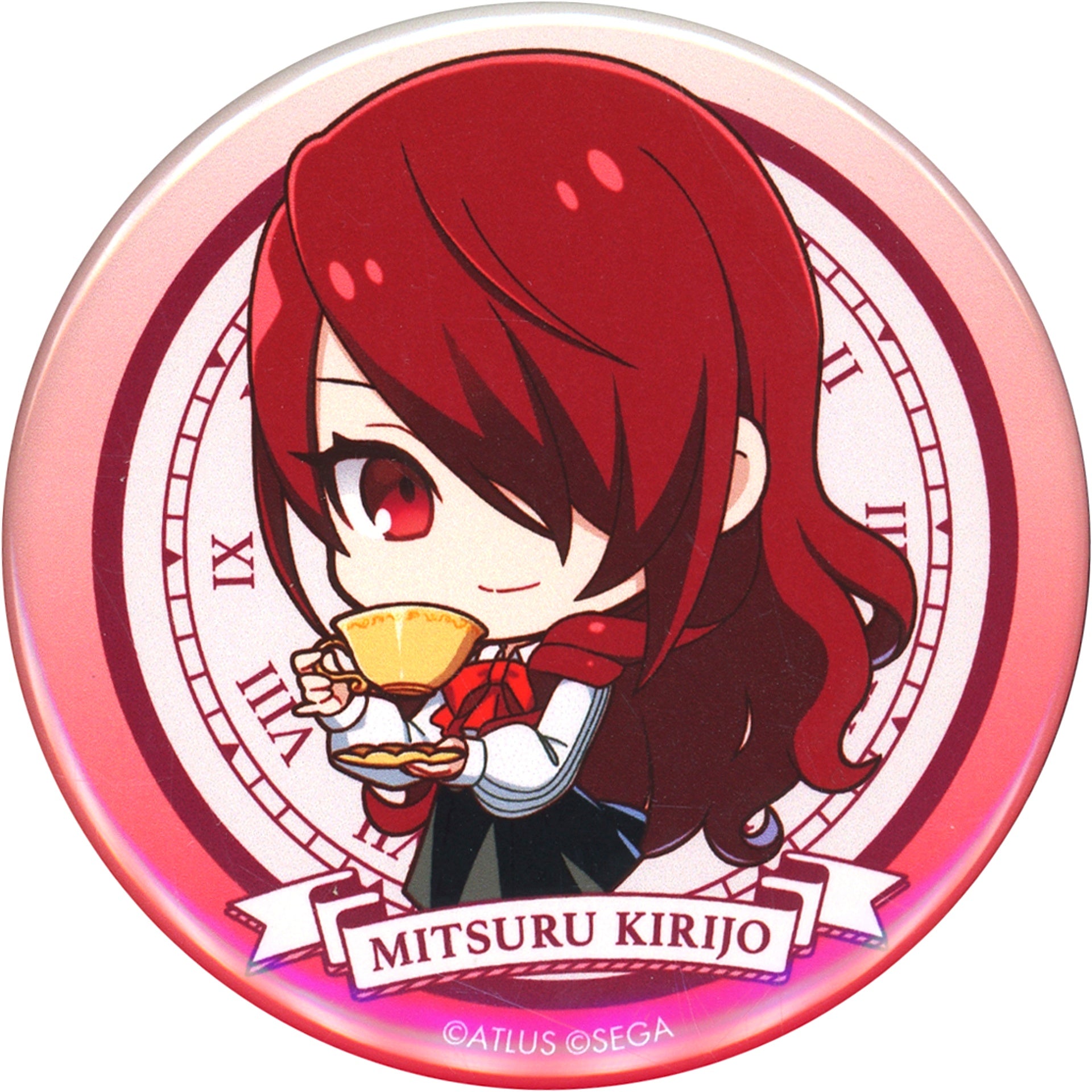 Mitsuru Kirijo Persona 3 Reload Trading Button COLLABORATIONCAFE AnimaxCafe+ [USED]