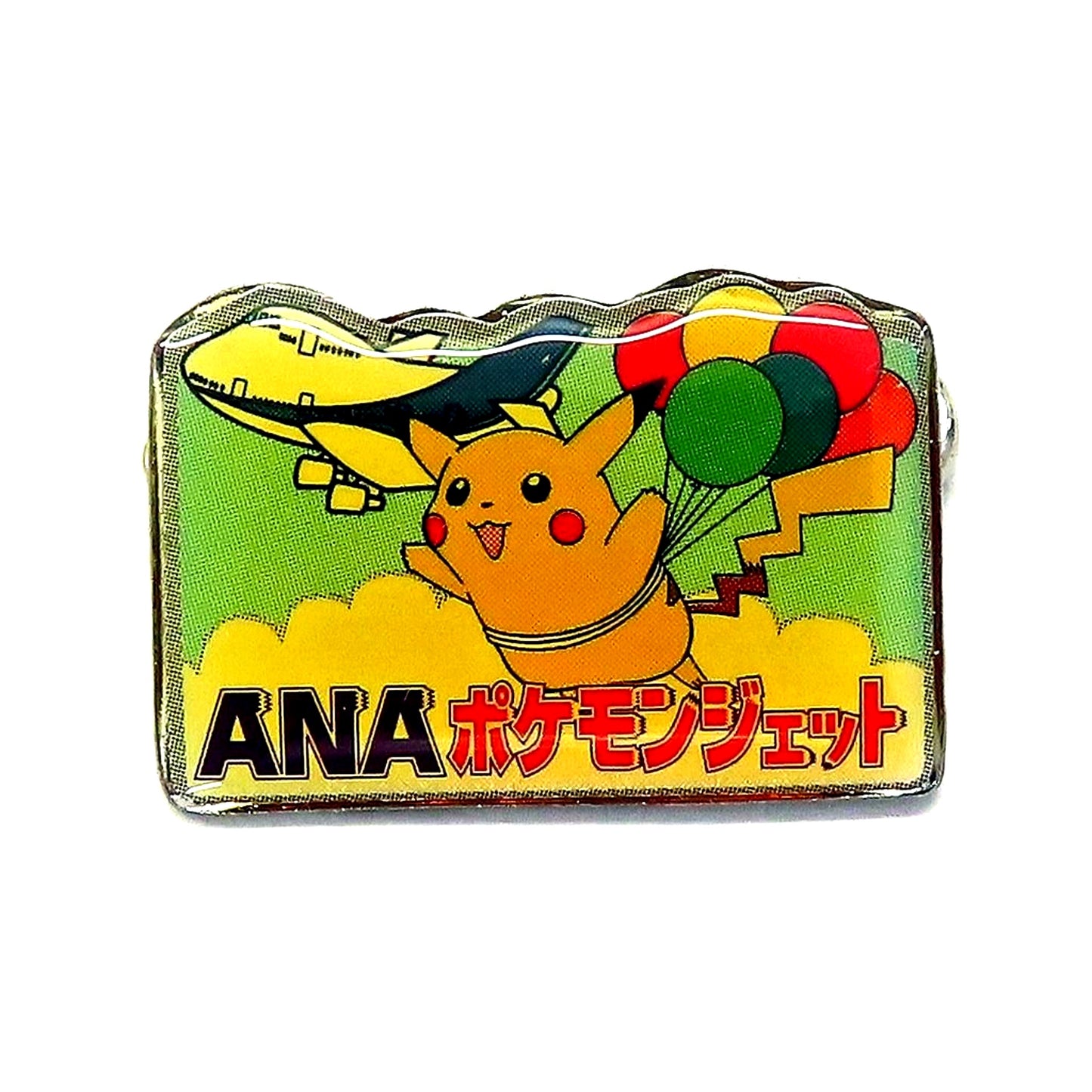 Pikachu Pokemon Pika Pin 98 Model Pins ANA Pokemon Jet Pika Pika Sky 2001 Campaign [USED]