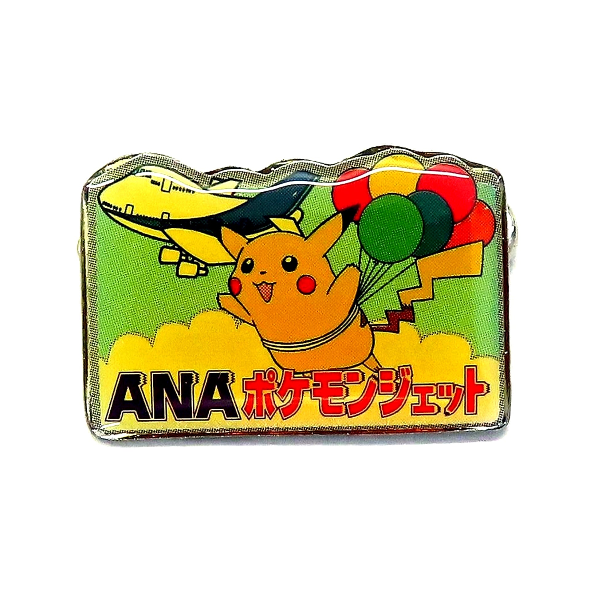 Pikachu Pokemon Pika Pin 98 Model Pins ANA Pokemon Jet Pika Pika Sky 2001 Campaign [USED]