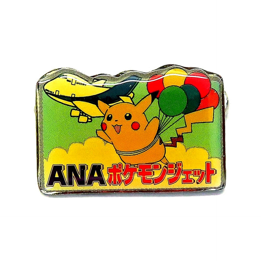 Pikachu Pokemon Pika Pin 98 Model Pins ANA Pokemon Jet Pika Pika Sky 2001 Campaign [USED]