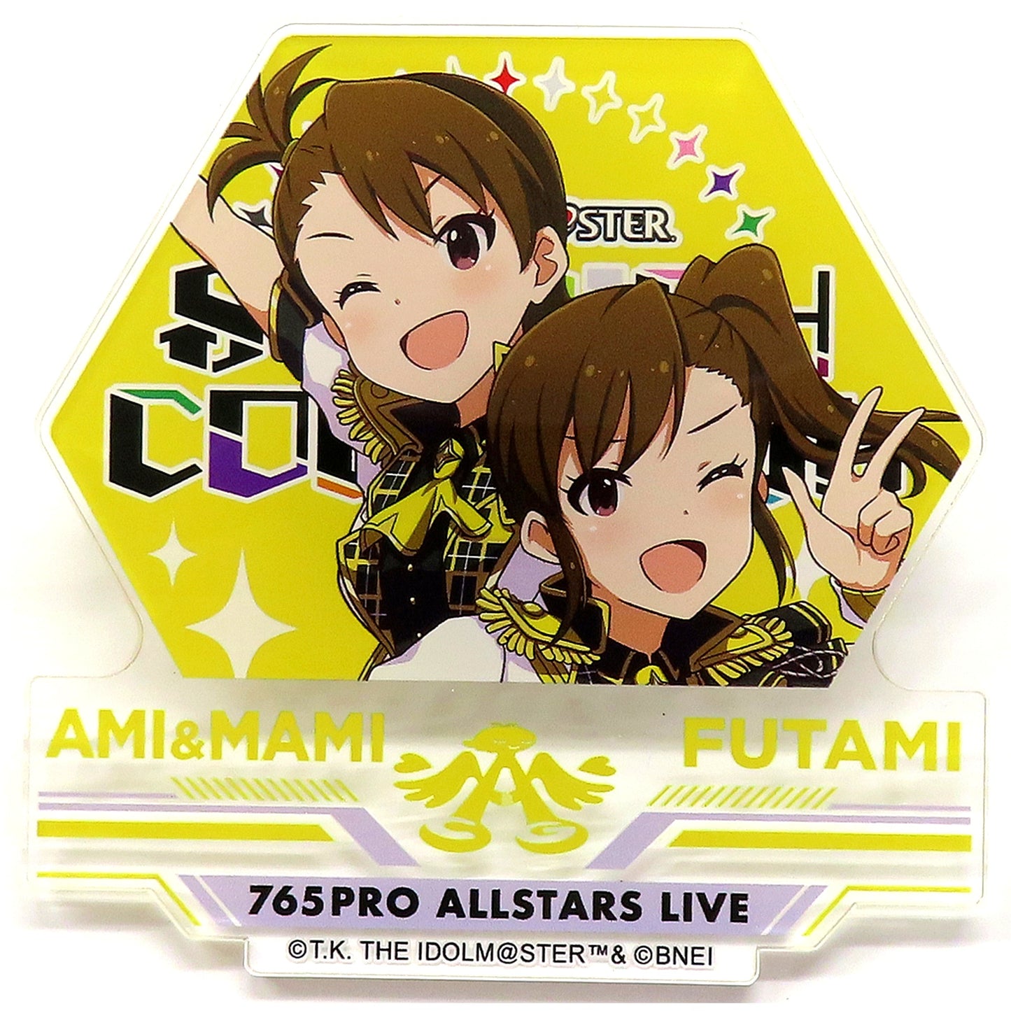 Ami Futami & Mami Futami Official Produce Badge The Idolmaster 765PRO ALLSTARS LIVE SUNRICH COLORFUL [USED]