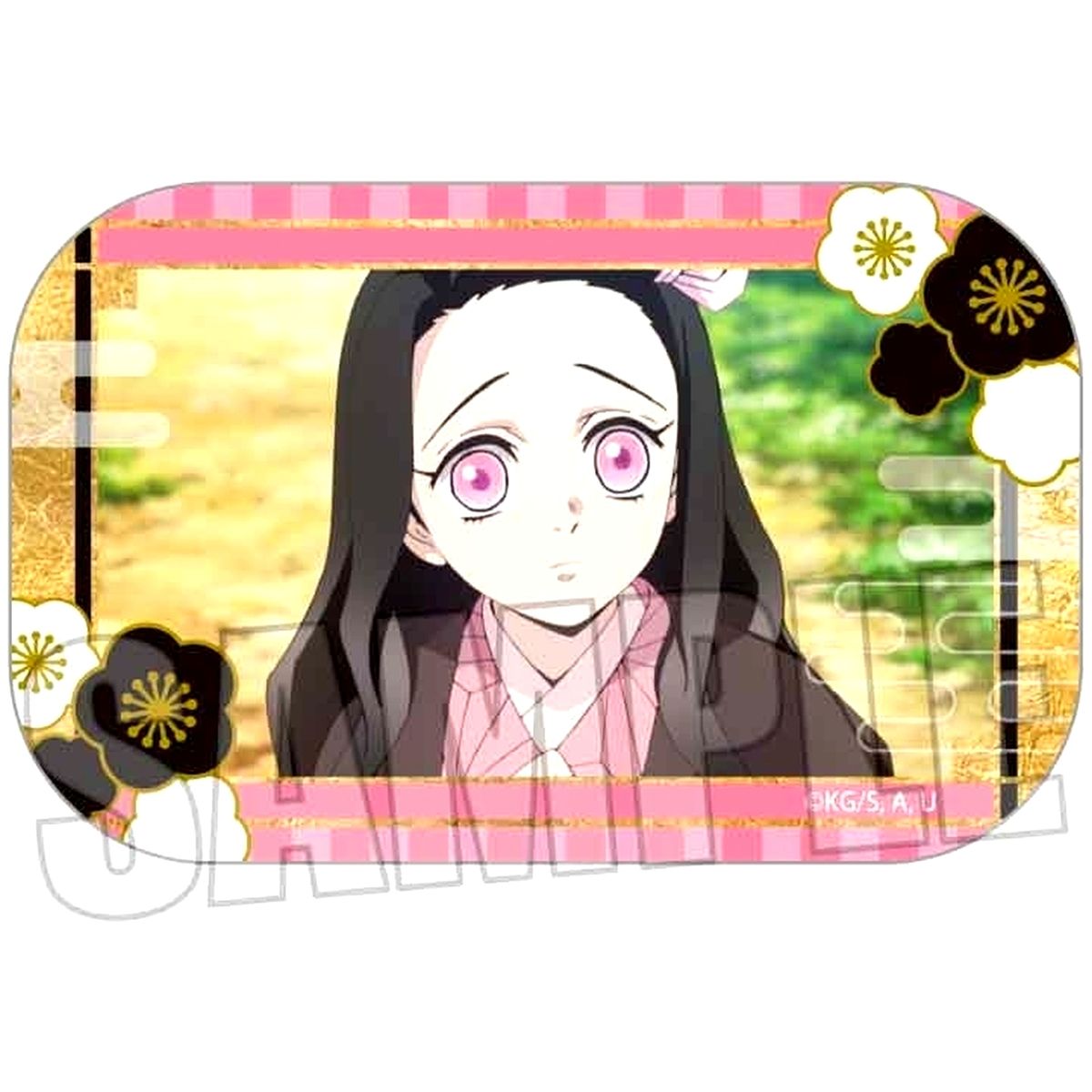 Nezuko Kamado Demon Slayer: Kimetsu no Yaiba Mugen Train Arc Memories Square Button [USED]