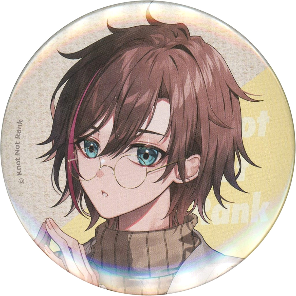 KNR: Knot Not Rank Kinako No Icon Trading Can Badge LAWSON Limited Buttons [USED]