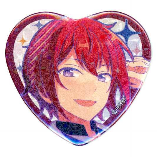 Tsukasa Suo Ensemble Stars!! Heart Holo Button Collection The Midnight Sun Group A Cast Live Starry Symphony: The Midnight Sun Limited [USED]