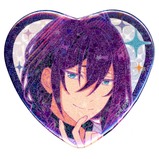 Ensemble Stars!! Mayoi Ayase Heart Holo Can Badge Collection The Midnight Sun Group B Cast Live Starry Symphony: The Midnight Sun Limited Buttons [USED]