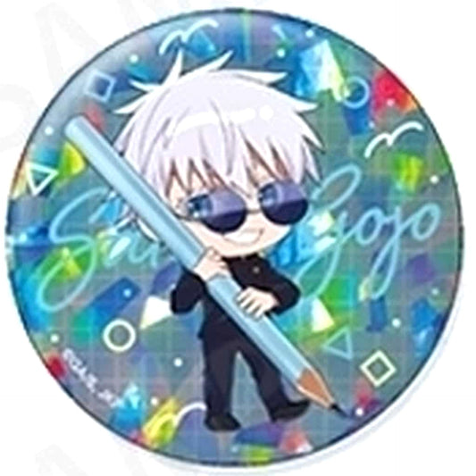 Satoru Gojo Jujutsu Kaisen: Hidden Inventory/Premature Death Kirakira Button Collection +56 Stationery Ver. [USED]