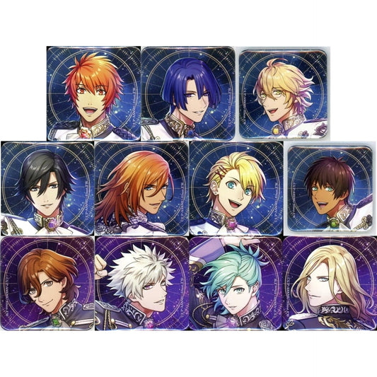 Uta no Prince Sama Ren Jinguji & Others Trading Square Can Badge Shining All Star Stage: Music Universe Limited All 11 Types Set Buttons [USED]
