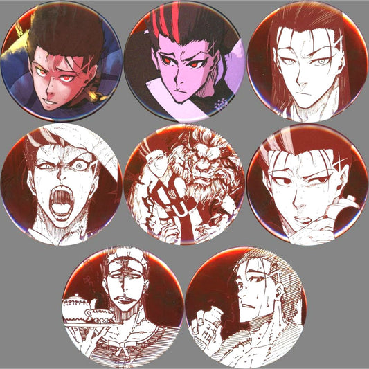 Set of 8 Shouei Barou Blue Lock Chara Badge Collection Vol.2 Button BLUE LOCK Exhibition [USED]