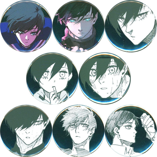 Set of 8 Rin Itoshi Blue Lock Chara Badge Collection Vol.2 Button [USED]