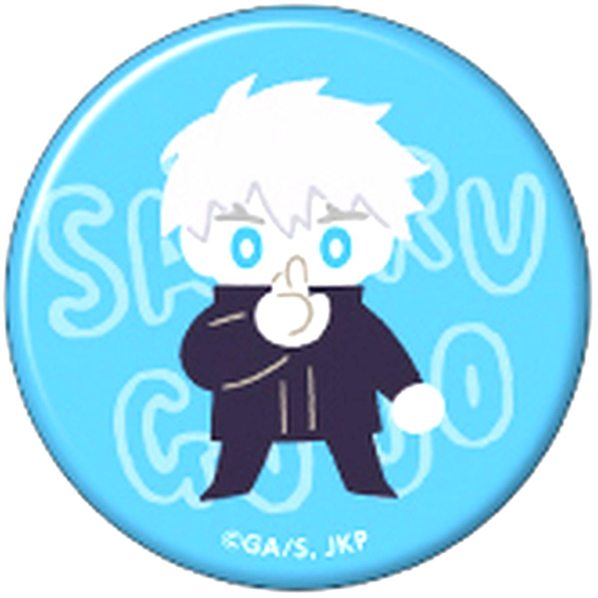 Satoru Gojo Jujutsu Kaisen Season 2 Shibuya Incident Chara Badge Collection Yuru Palette [USED]