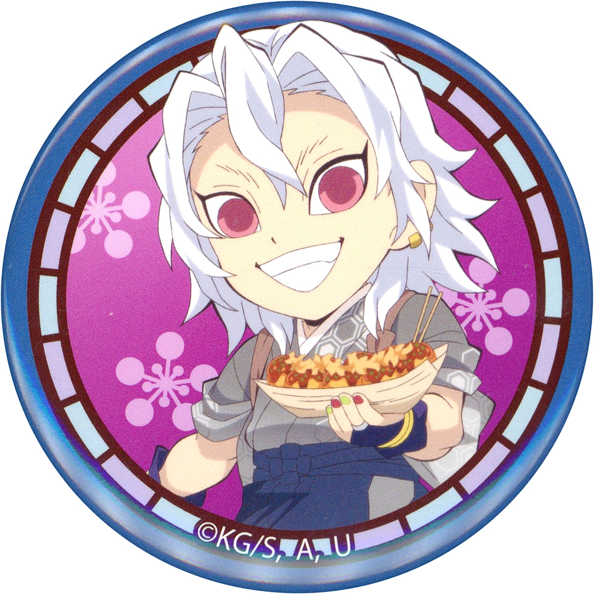 Single Item Tengen Uzui Original Button Tsukiji Gindaco x Demon Slayer Tengen Set Made to Order Limited [USED]