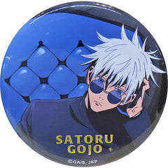 Jujutsu Kaisen Satoru Gojo Upper Body Trading Can Badge Chair: Blue Plaza in Loft Limited Buttons [USED]