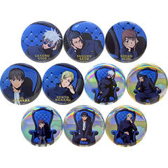 Jujutsu Kaisen Suguru Getou & Others Trading Can Badge Chair:Blue Plaza in Loft Limited All 10 Types Set Buttons [USED]