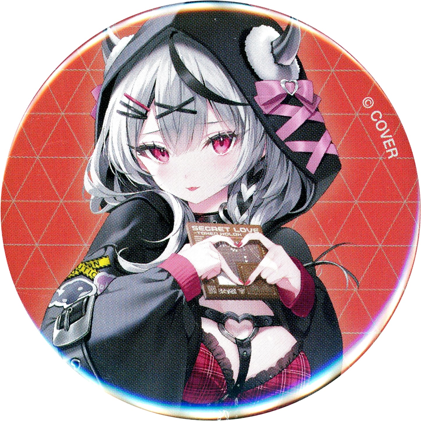 Sakamata Chloe hololive Button Secret Love-Token holoX Virtual Youtuber [USED]