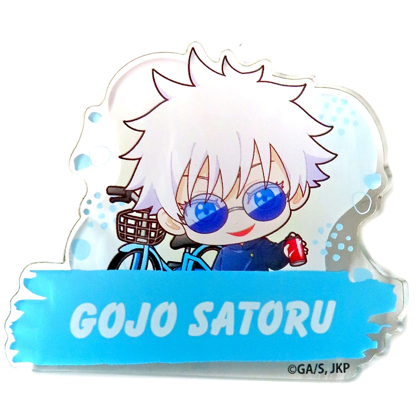 Satoru Gojo Break Jujutsu Kaisen Kaigyoku Tamaori Pop Up Shop Cycling Trading Chibi Chara Name Badge Collection Break Ver. [USED]