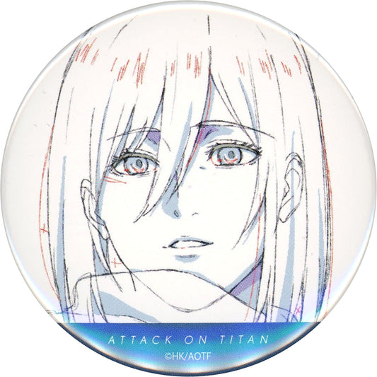 Mikasa Ackerman Attack on Titan: The Final Season Part 2 & The Final Chapters Button Key Frame Mappa Tsutaya Limited [USED]