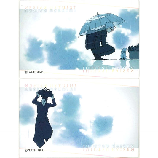 Set of 2 Satoru Gojo & Suguru Geto Jujutsu Kaisen Hidden Inventory Premature Death Scene Shot ED Square Button [USED]