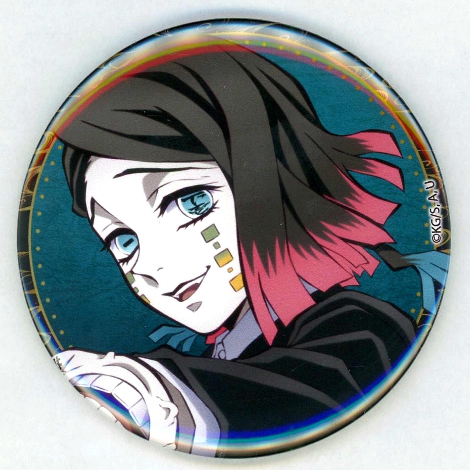 Enmu Big Button Demon Slayer: Kimetsu no Yaiba Aniplex Online Kuji Demon Gathering D Prize [USED]