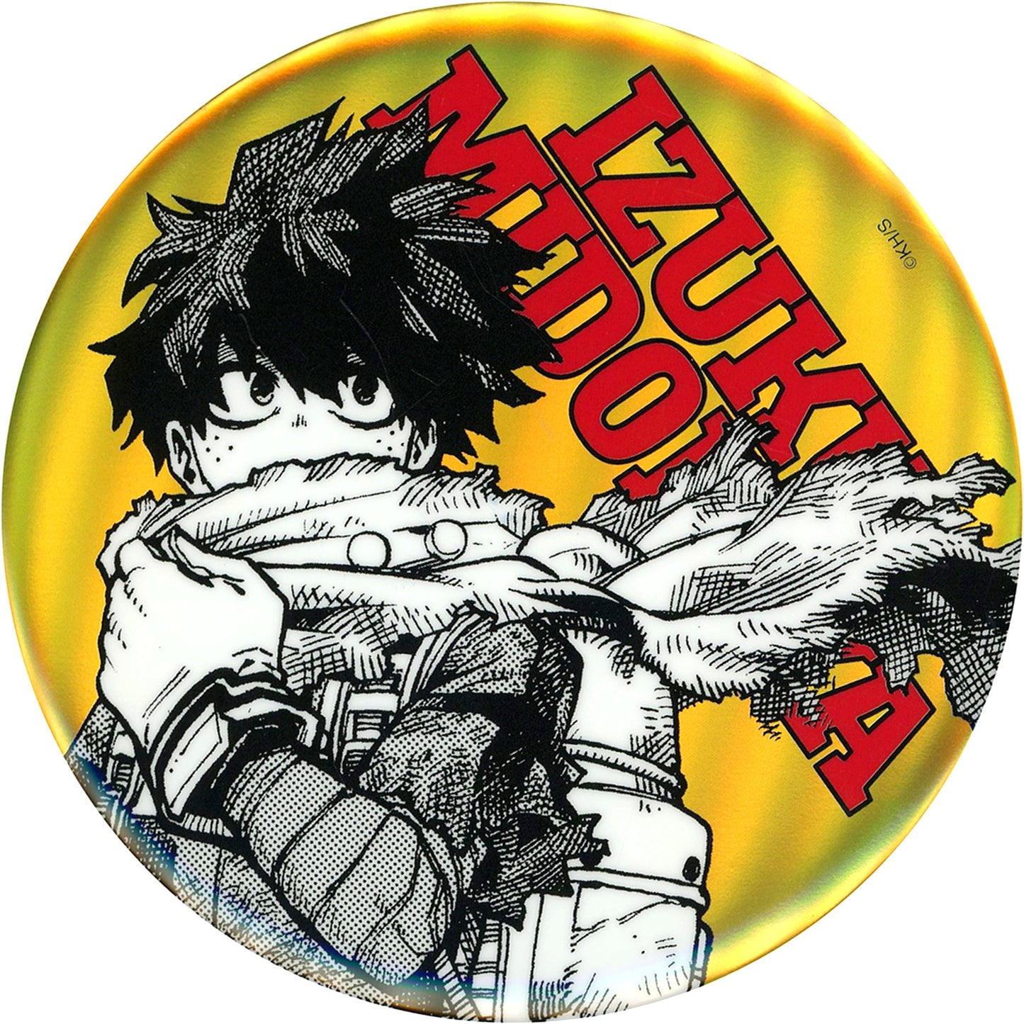 2 Izuku Midoriya My Hero Academia All Star Button Big [USED]