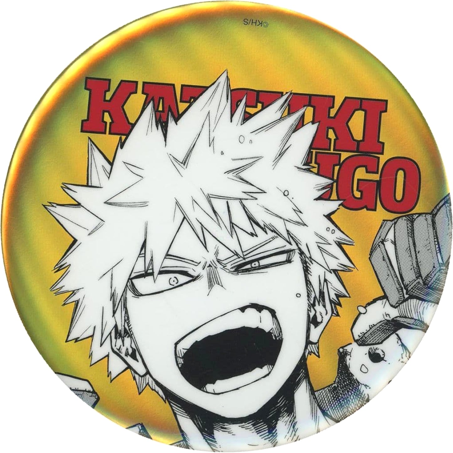 Katsuki Bakugo 4 My Hero Academia All Star Button Big! [USED]