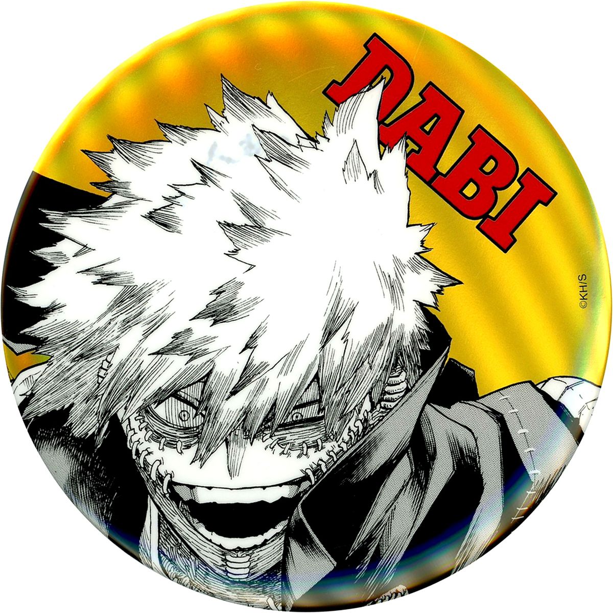 Dabi My Hero Academia All Star Button Badge BIG! [USED]