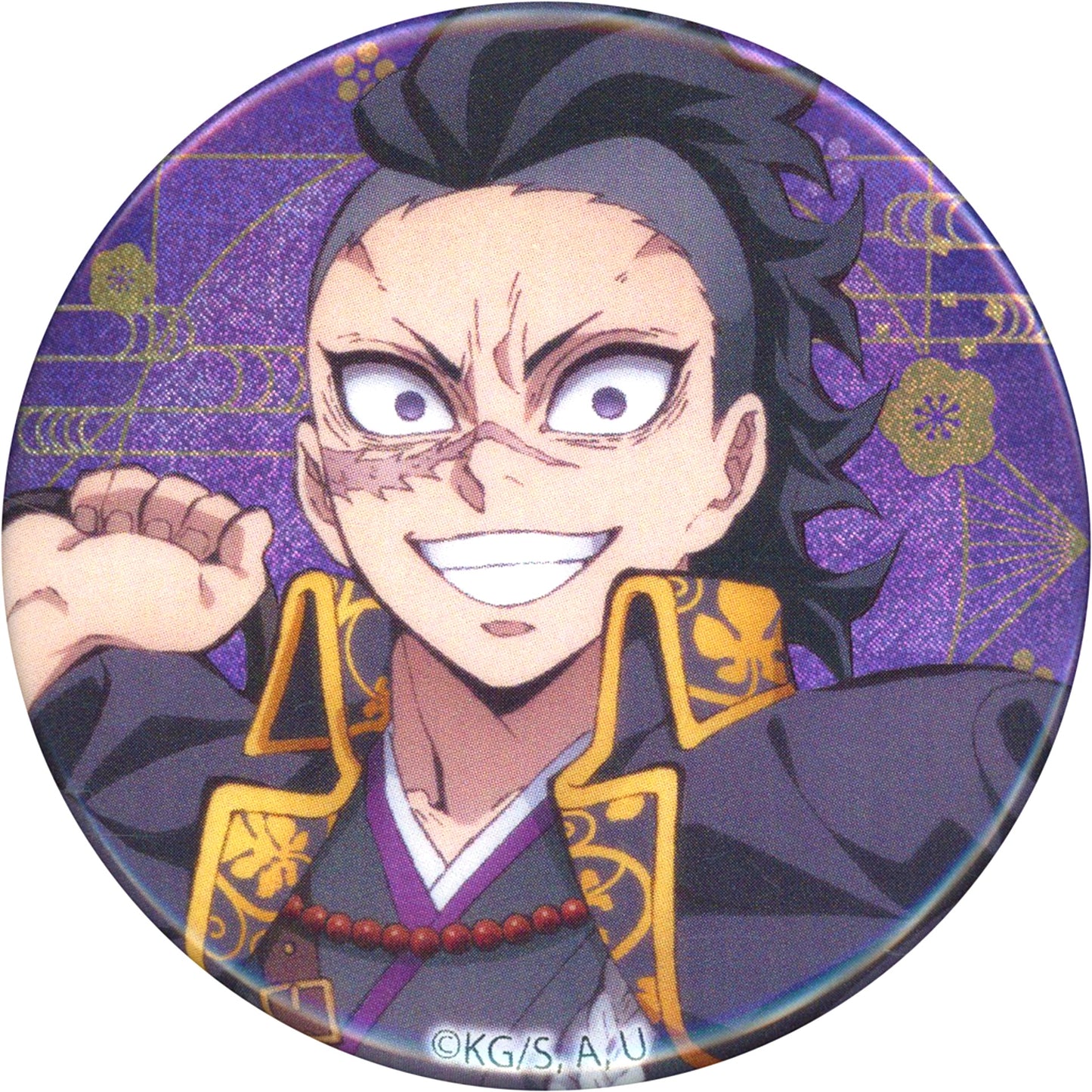 Genya Shinazugawa Demon Slayer: Kimetsu no Yaiba Kimetsusai Anime 5th Anniv Random Button [USED]