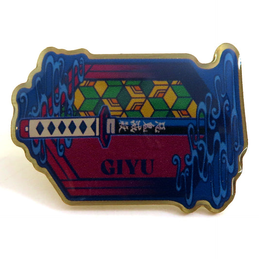 Giyu Tomioka Demon Slayer Kimetsu no Yaiba Random Pins Vol.2 Kimetsu Sai Anime 5th Anniv Festival [USED]