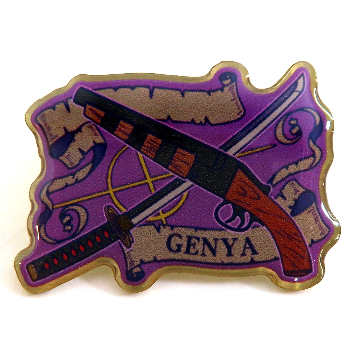 Genya Shinazugawa Demon Slayer Kimetsu Festival Anime 5th Anniversary Festival Random Pins Vol. 2 [USED]