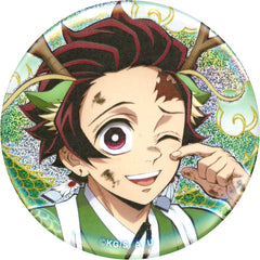 Demon Slayer: Kimetsu no Yaiba Tanjiro Kamado Close-up Year of the Dragon Random Can Badge Demon Slayer Festival: Anime 5th Anniversary Festival Limited Buttons [USED]