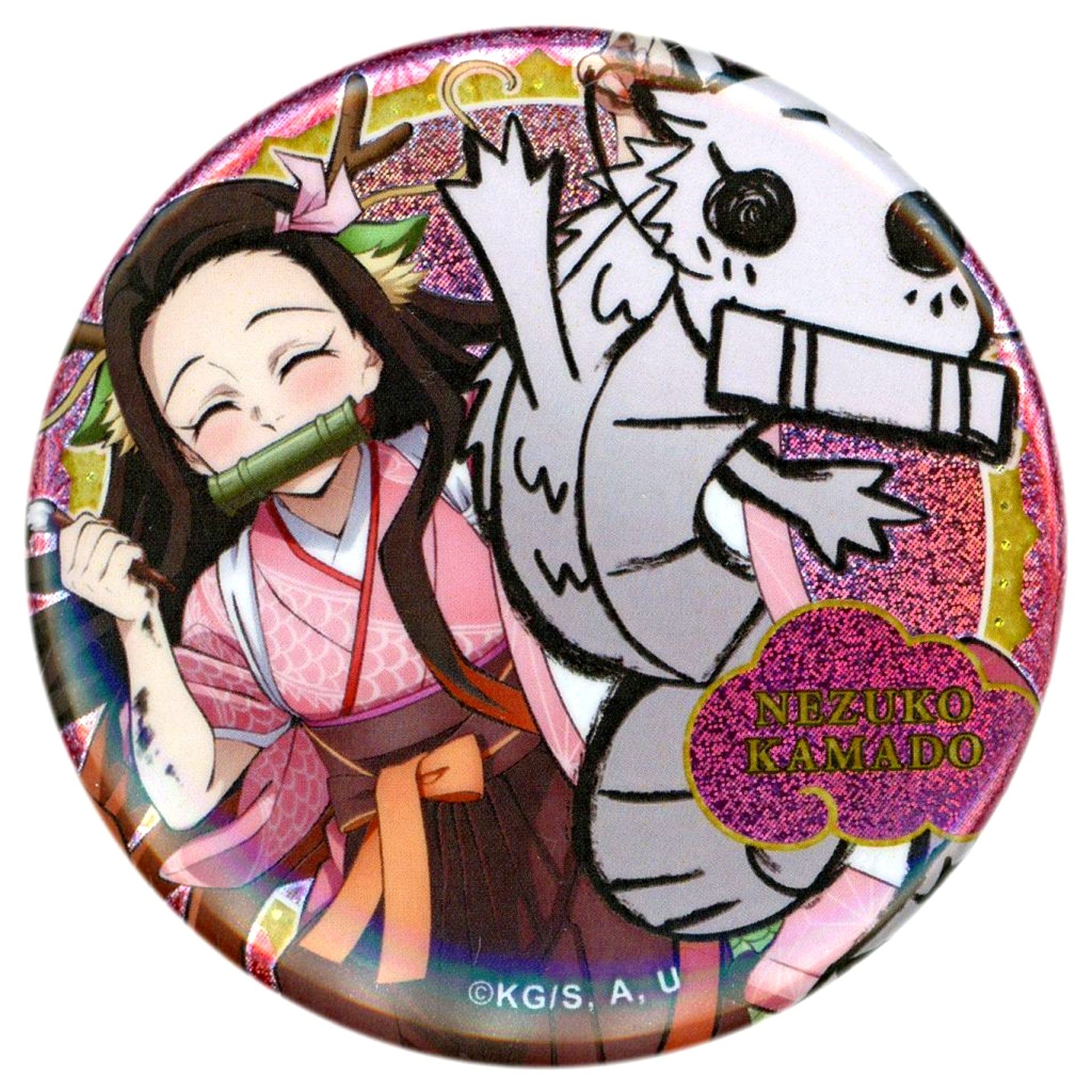 Nezuko Kamado Demon Slayer: Kimetsu no Yaiba Upper Body Kimetsu Sai Anime 5th Anniv Fes Year of the Dragon Random Button [USED]
