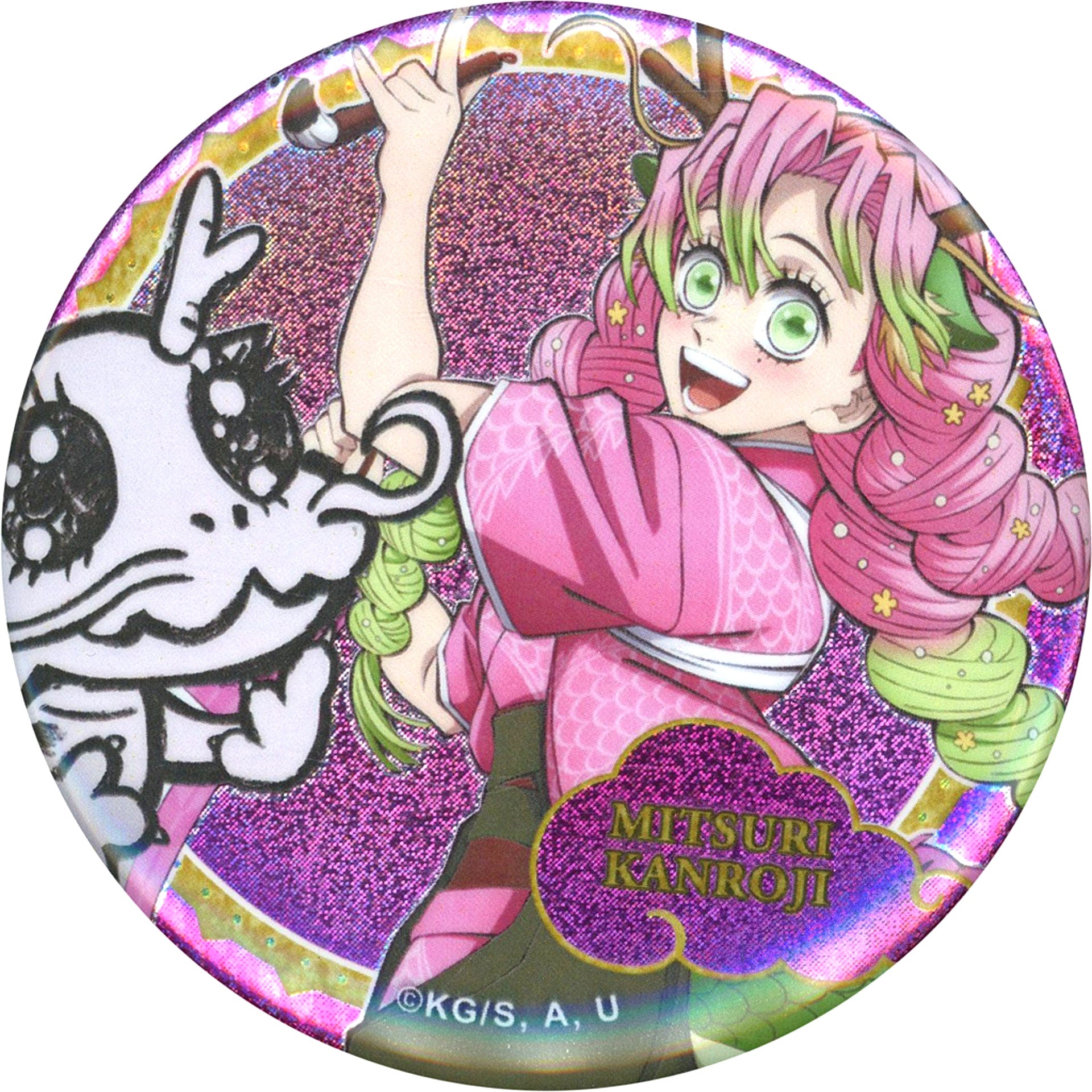Mitsuri Kanroji Demon Slayer: Kimetsu no Yaiba Upper Body Kimetsu Sai Anime 5th Anniv Fes Year of the Dragon Random Button [USED]