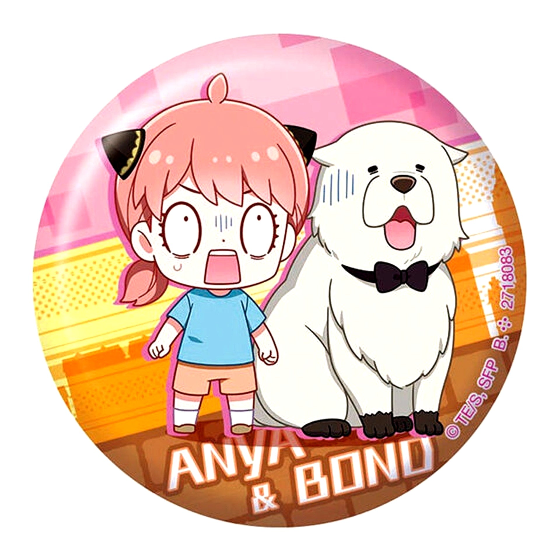 Design - E Badge Spy x Family Full of Anya and Bond! Assort Prize C [USED]