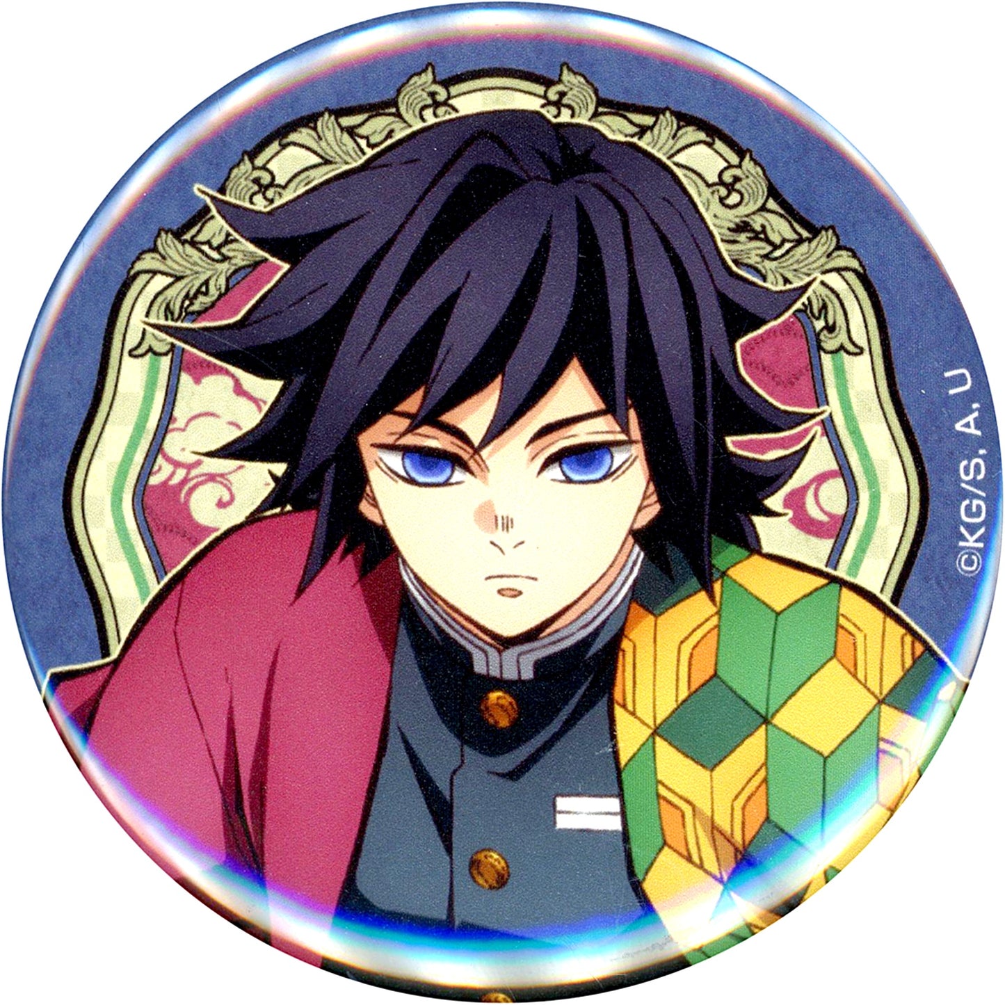 Giyu Tomioka Demon Slayer Kimetsu no Yaiba World Tour 2024 Drawn Random Button To the Hashira Training Theater Goods [USED]
