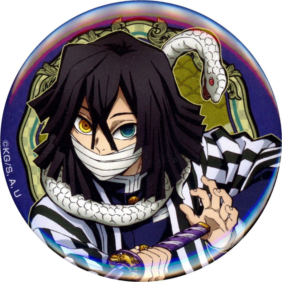 Obanai Iguro World Tour: Kimetsu no Yaiba Kizuna no Kiseki Soshite Hashira Geiko e Illustration Random Button Theater Limited World Tour 2024 [USED]