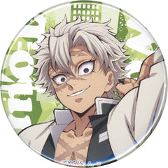 World Tour: Kimetsu no Yaiba Kizuna no Kiseki Soshite Hashira Geiko e Sanemi Shinazugawa World Tour 2024 Newly Drawn Illustration Random Can Badge Theater Limited Buttons [USED]