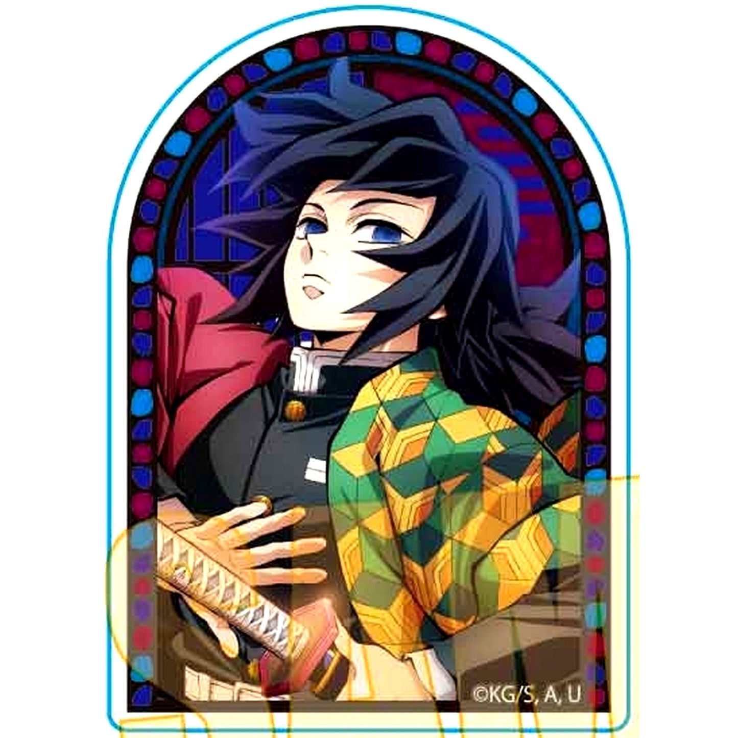 Giyu Tomioka Demon Slayer Standee Acrylic Badge [USED]
