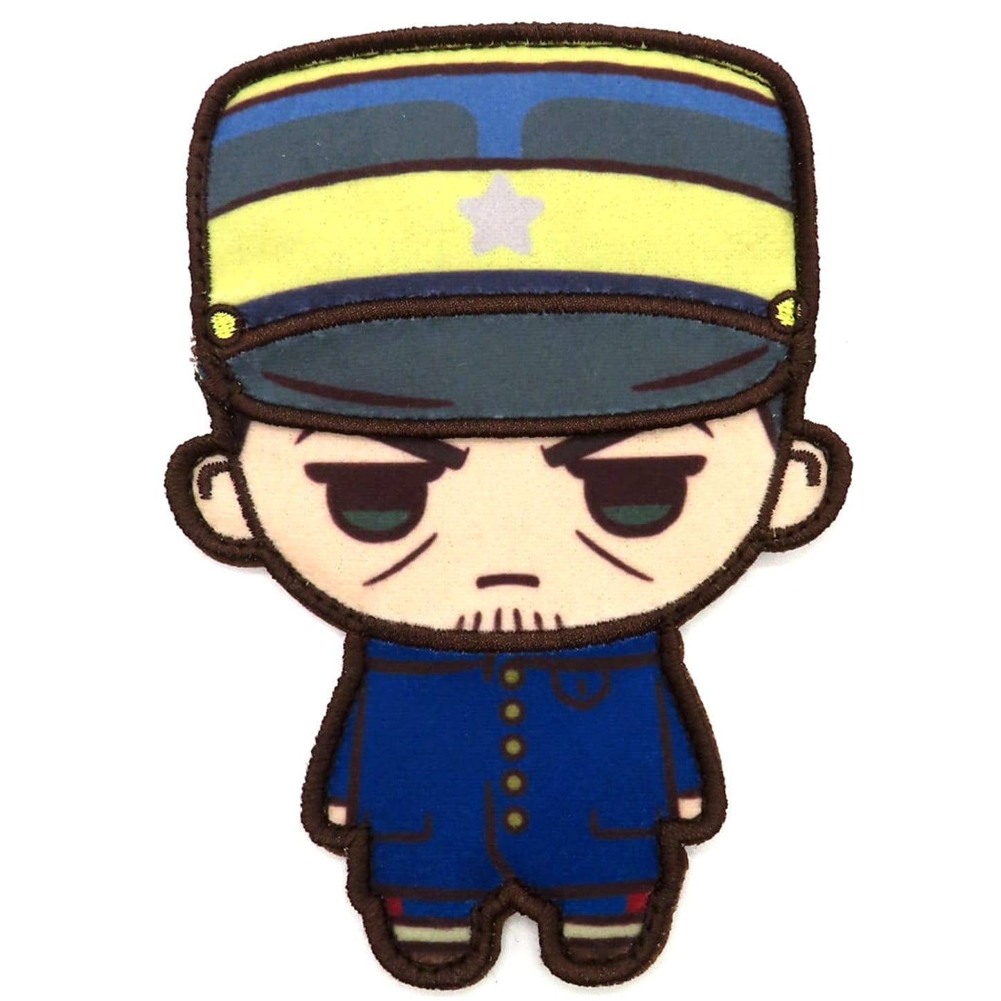 Hajime Tsukishima Golden Kamuy Sega Lucky Kuji Petit Art Collection Felt Badge Prize B [USED]