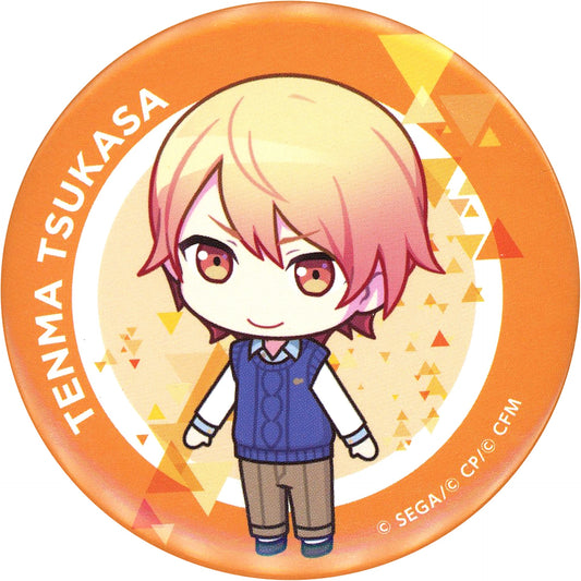 Tsukasa Tenma Project SEKAI Colorful Stage! feat. Hatsune Miku x Lawson Chibi Character Button Collection Wonderlands x Showtime [USED]
