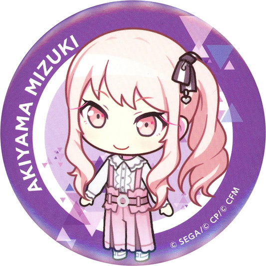 Mizuki Akiyama Project SEKAI COLORFUL STAGE! feat. Hatsune Miku x Lawson Chibi Character Button Collection Nightcord at 25:00 [USED]