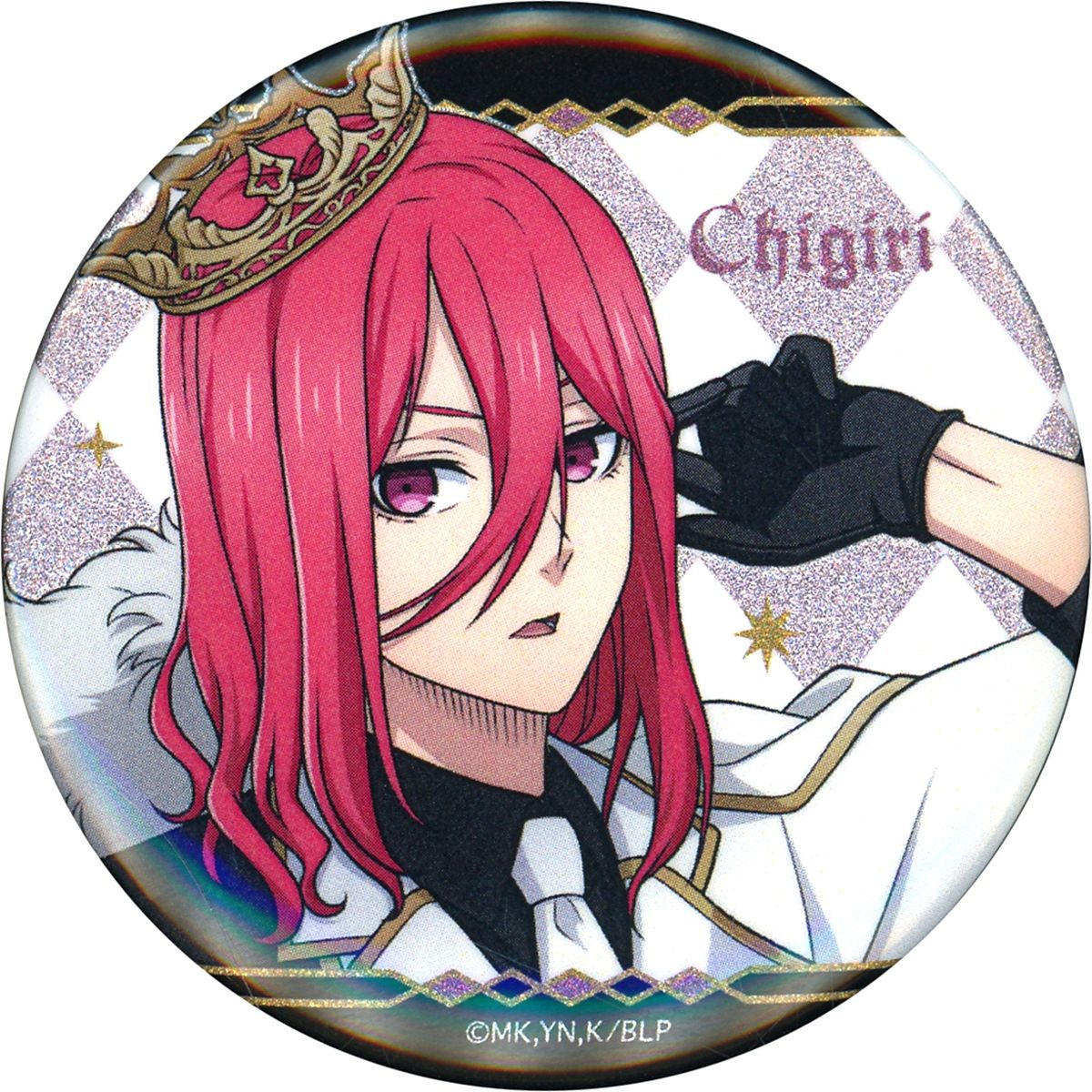Hyoma Chigiri Blue Lock Trading Glitter Button Chess Theme Costume AnimeJapan 2024 Goods [USED]