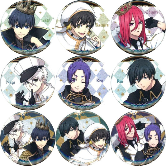 Set of 9 Blue Lock Trading Glitter Button AnimeJapan 2024 Goods [USED]
