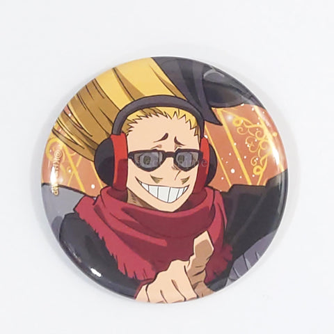My Hero Academia Present Mic Newly Drawn Trading Badge AJ2024Ver. Anime Japan 2024 Limited Buttons [USED] — photo 1