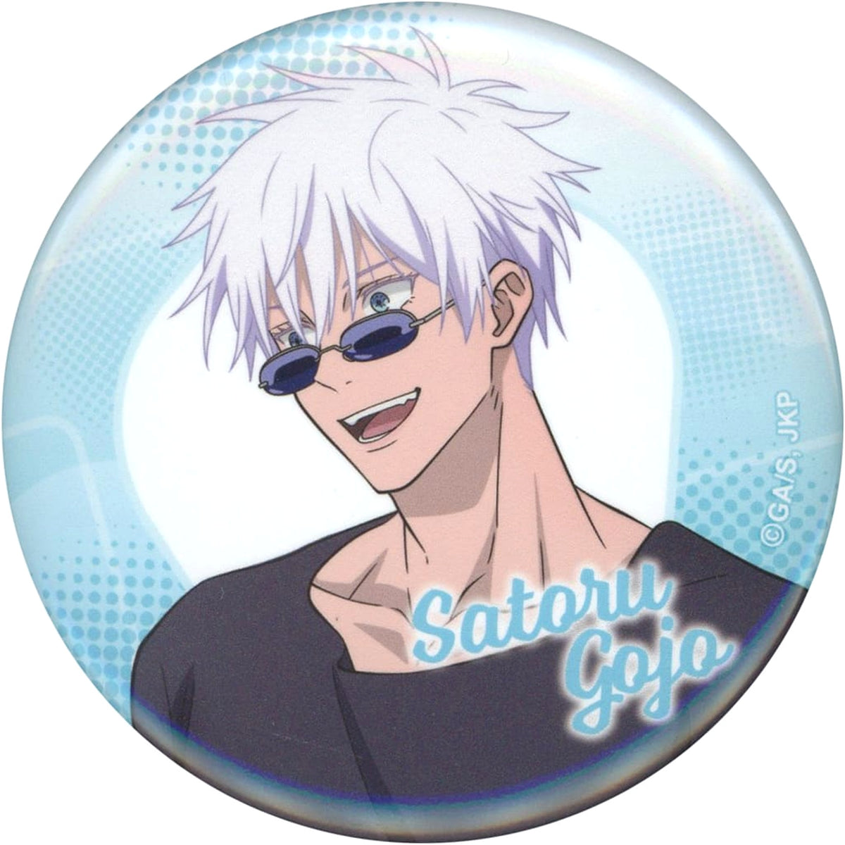 Jujutsu Kaisen Satoru Gojo Newly Drawn Trading Badge AJ2024Ver. Anime Japan 2024 Limited Buttons [USED]