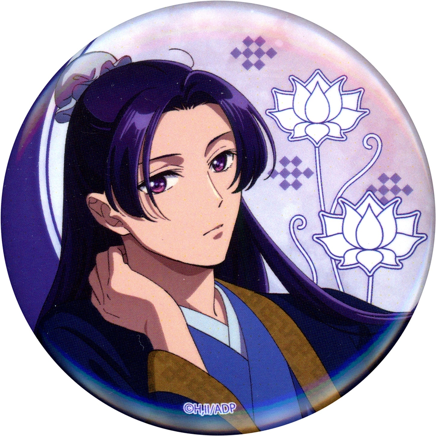 Jinshi Nameless The Apothecary Diaries Illustration Trading Button AJ2024 Ver. AnimeJapan 2024 Goods [USED]