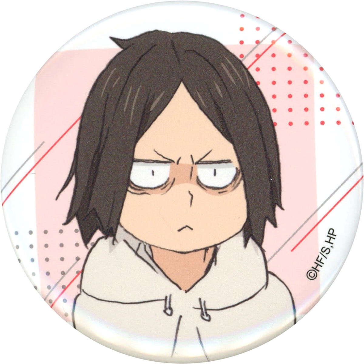 Haikyu!! Kenma Kozume Anger Trading Can Badge Kozume Kuroo Childhood Buttons [USED]