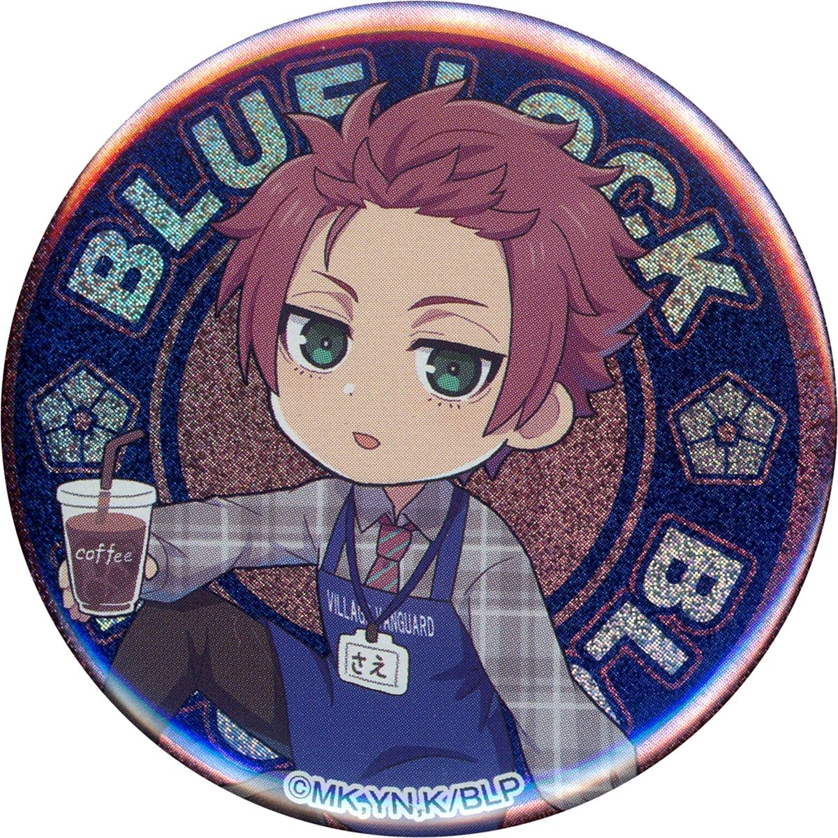 Sae Itoshi Blue Lock Village Vanguard Hologram Button [USED]
