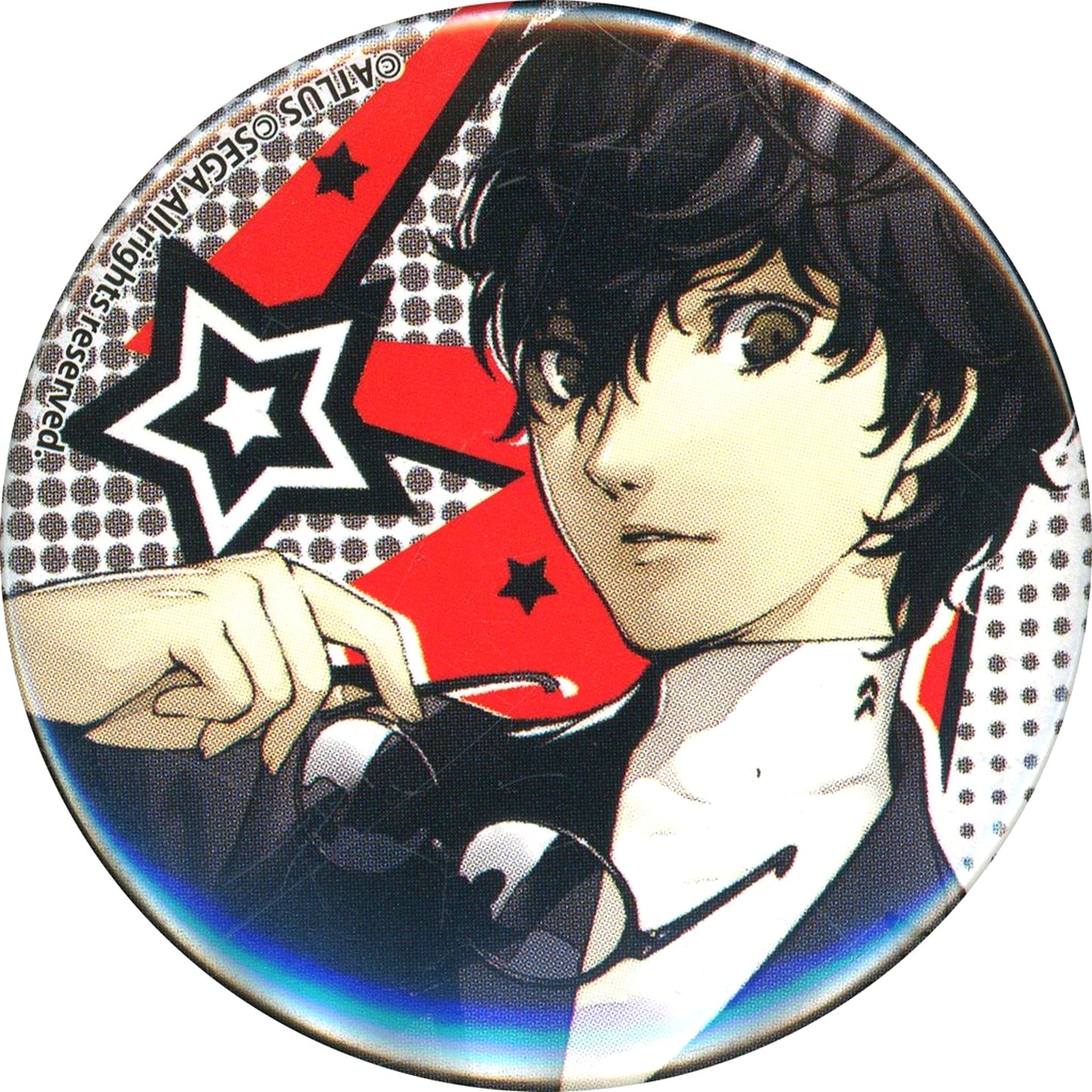 Protagonist Persona 5 Button Tokyo Game Show 2016 Ltd [USED]