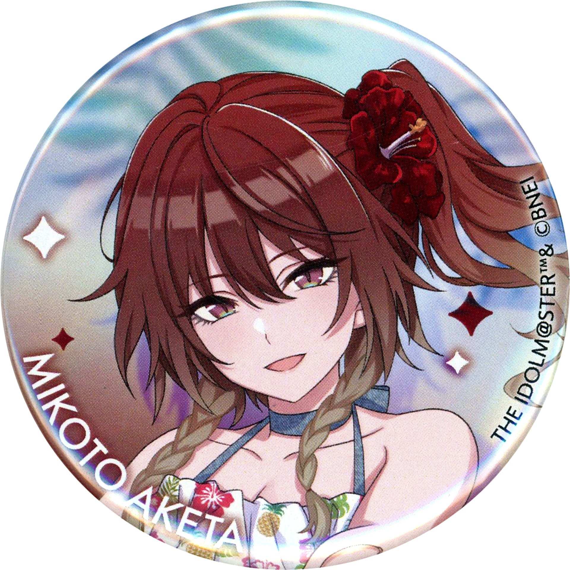 Mikoto Aketa The Idolmaster Shiny Colors Yomiuriland Badge B Tropical Style [USED]
