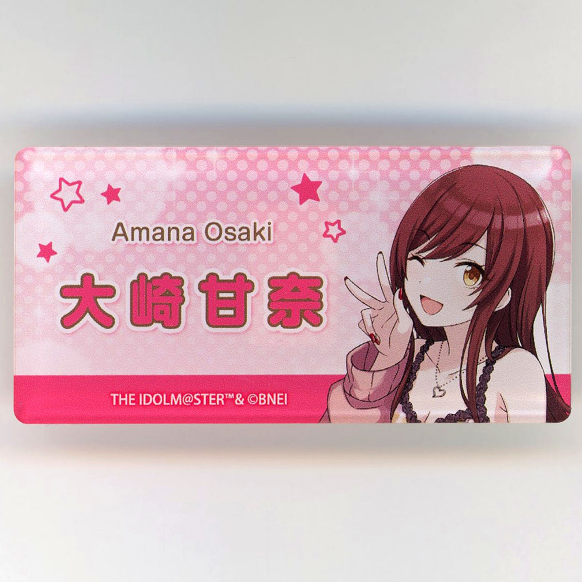 Amana Osaki Name Plate Badge B The Idolmaster Shiny Colors x Yomiuriland [USED]