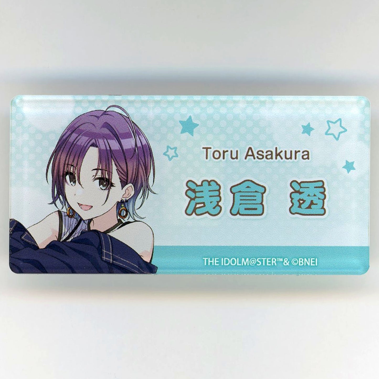 Toru Asakura The Idolmaster Shiny Colors x Yomiuriland Name Plate Badge B [USED]